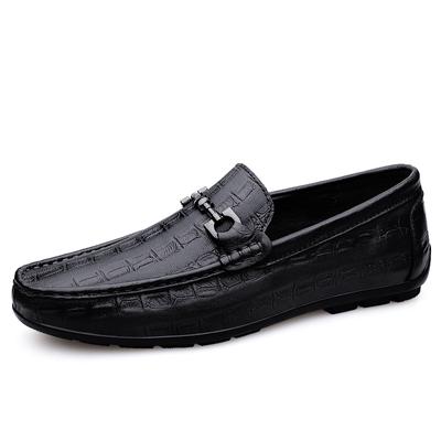 Spring Luxury Brand Shoes Men Classic Genuine Leather Mens Slip-On Driving Shoes Pattern Casual Office Shoes