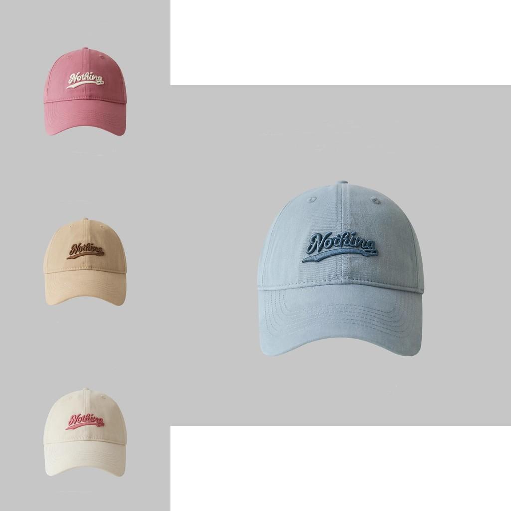 Style Commuter Fashionable Cotton Baseball Cap Large Brim For Protection Sun