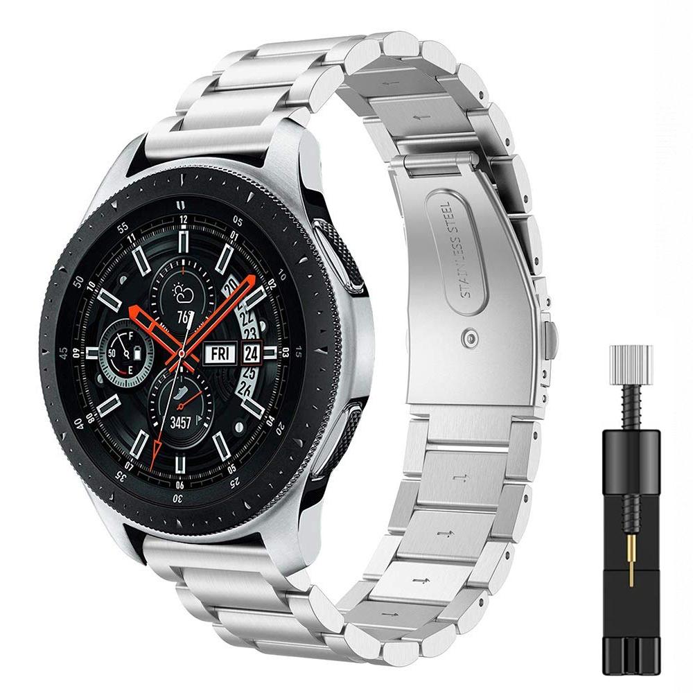 22mm Metal Strap for Samsung Watch 46mm/3/Gear S3/Huawei Watch GT-2-3-Pro/GT5 GT6 46mm Stainless Steel Wristband for Amazfit GTR