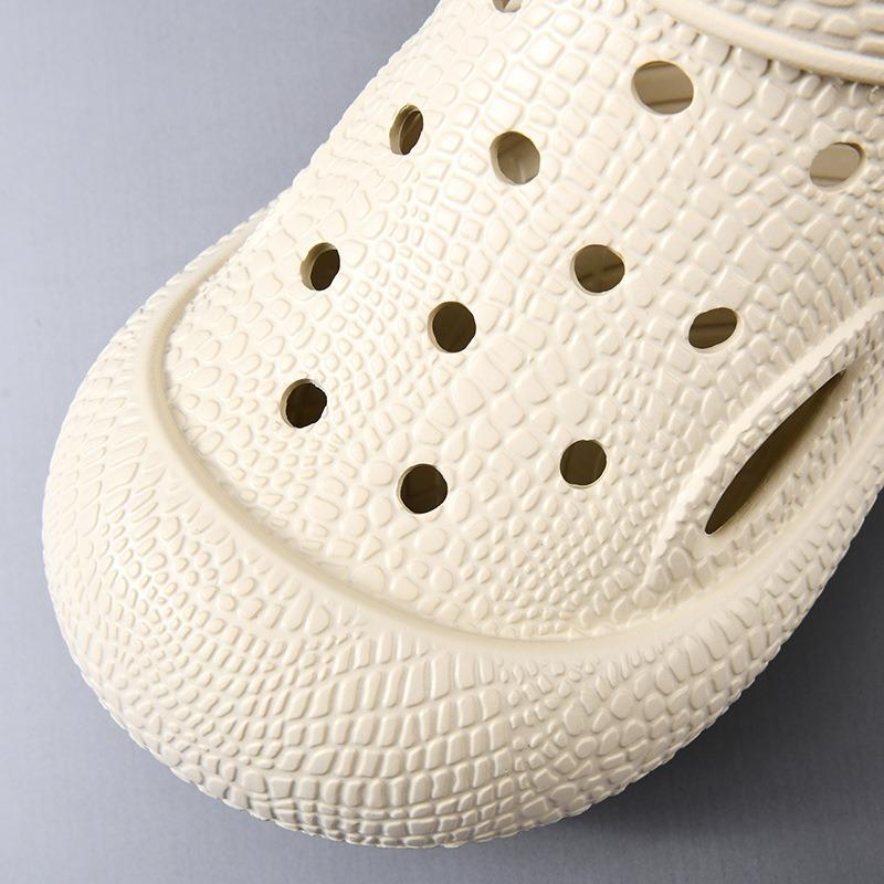 New Fashion Couple Thick-soled Bag Head Shoes, Hole Shoes, Cool Slippers Outside, Light Soft Sole