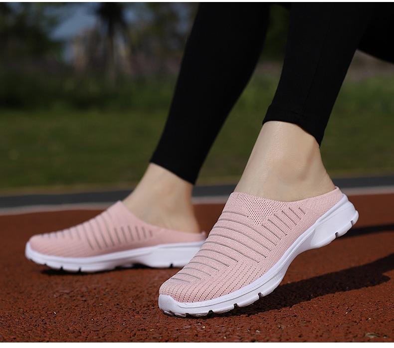 Fashion Summer 2024 Half Slippers for Men Trendy Men's Flat Bottom Casual Shoes Soft Sole Support Women's Sneakers Zapatos De Hombre