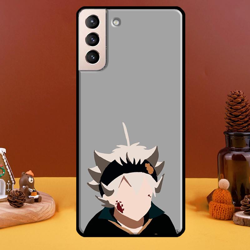 Asta Black Clover Hülle Für Samsung Galaxy S21 Ultra S20 FE S8 S9 S10 Note 10 Plus Note 20 S22 Ultra Cover