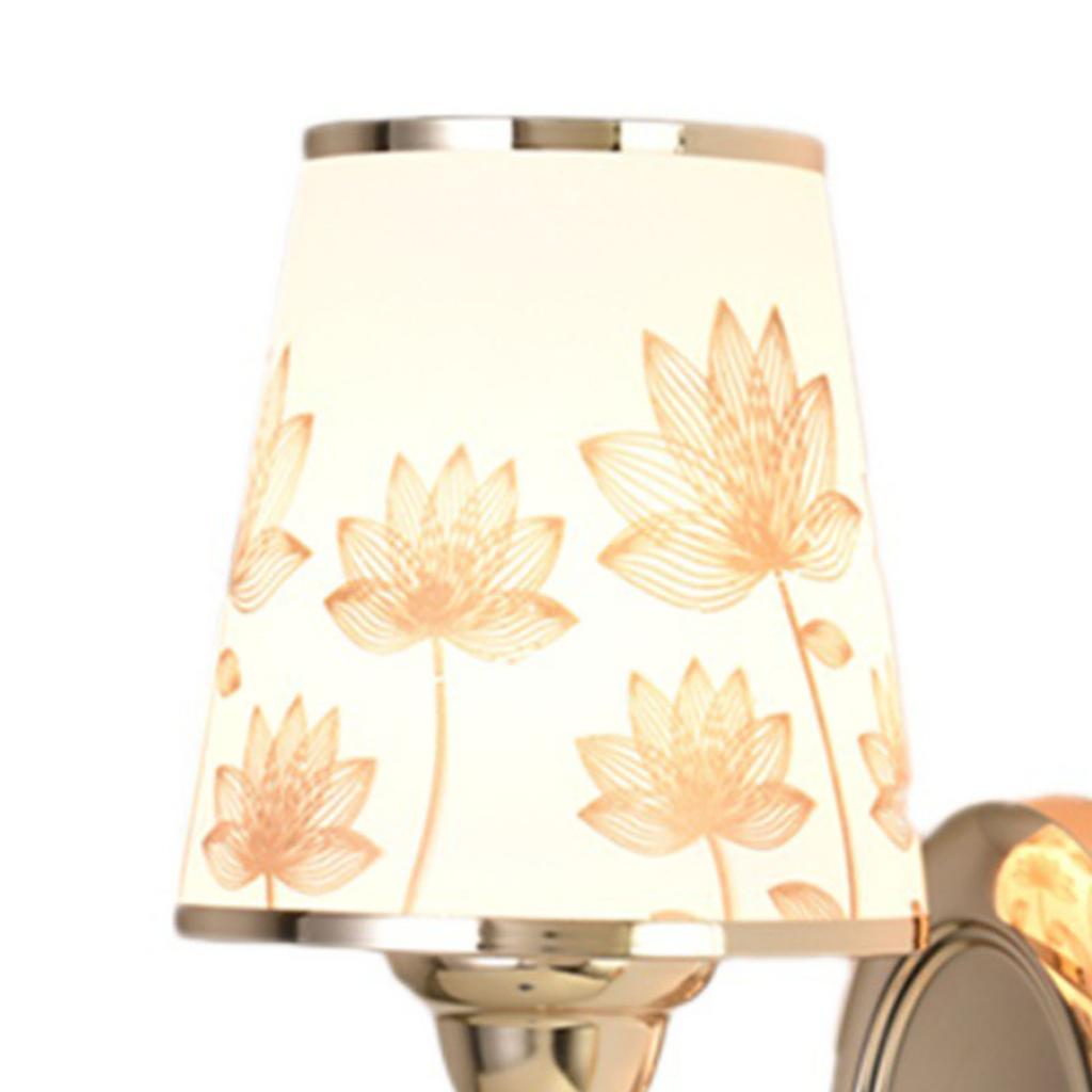 LED Wandleuchte für Nachttisch Modern Stilvoll Metall Warmes Licht Wandlampe mit Schaltersteuerung für Schlafzimmer Wohnzimmer