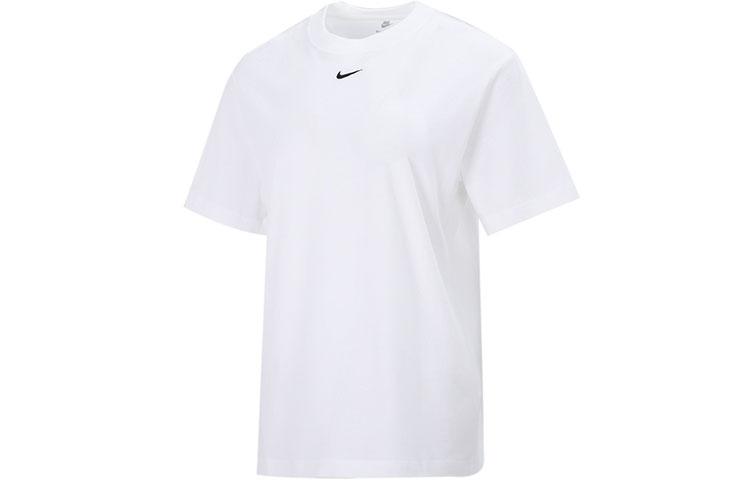Nike Sportswear Essential SS22 Women ss Print Sporty Crewneck T-Shirt White DN5698-100 XL