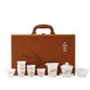 Shangqi Ice Jade White Porcelain Gaiwan Tea Set