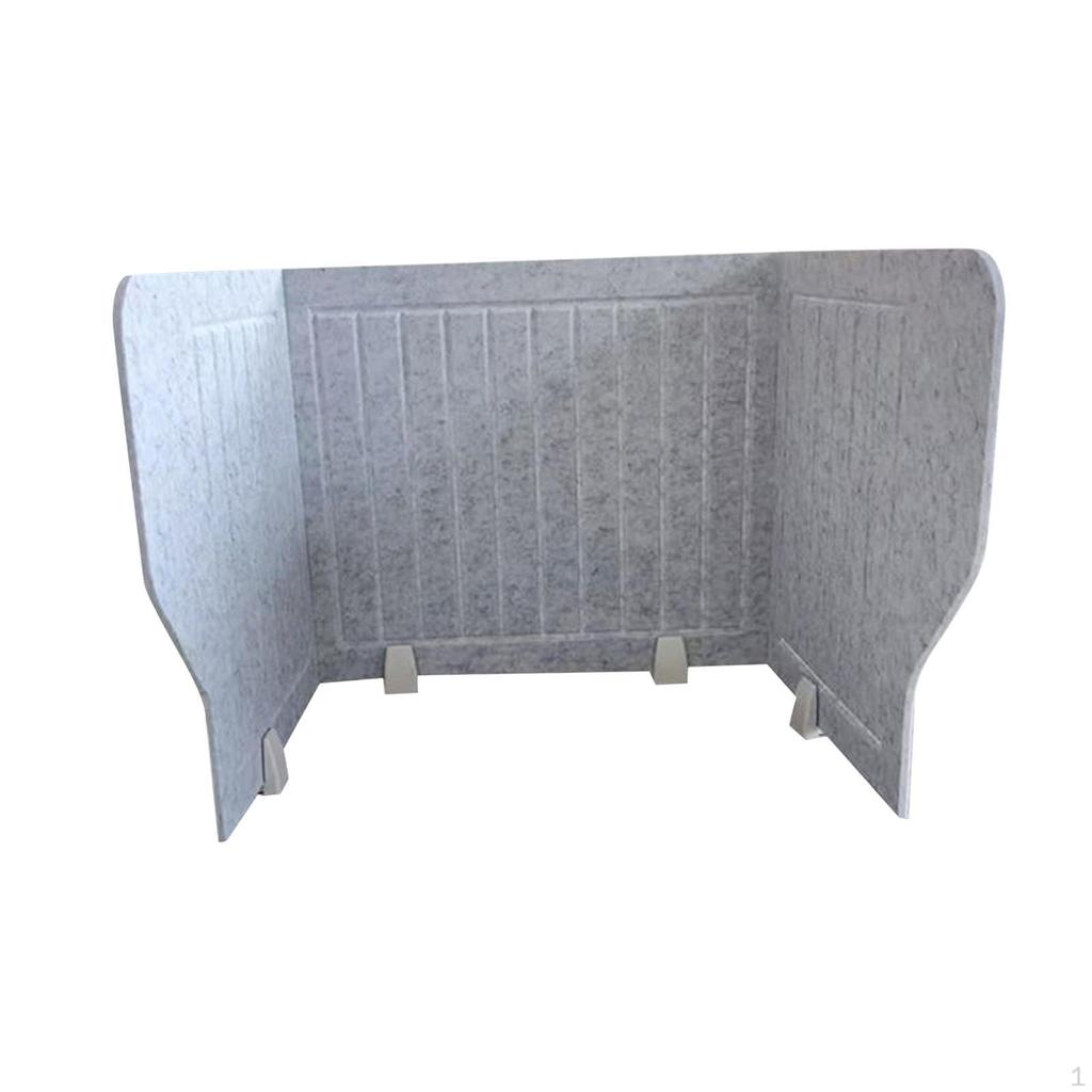 Desk Divider Sound Absorbing Increase Concentration Classroom Privacy Panel 60cmx50cmx50cm