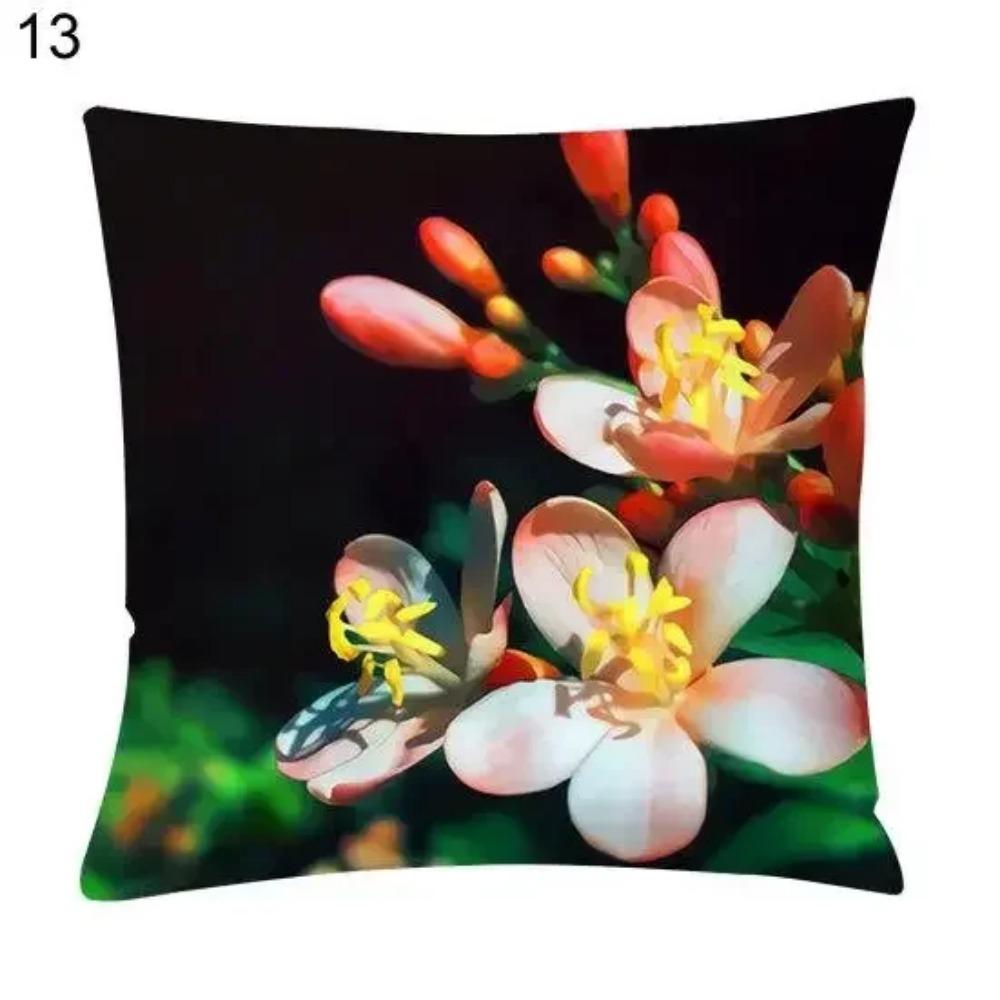 Pillow Case Throw  Cushion Cover Square Headrest
