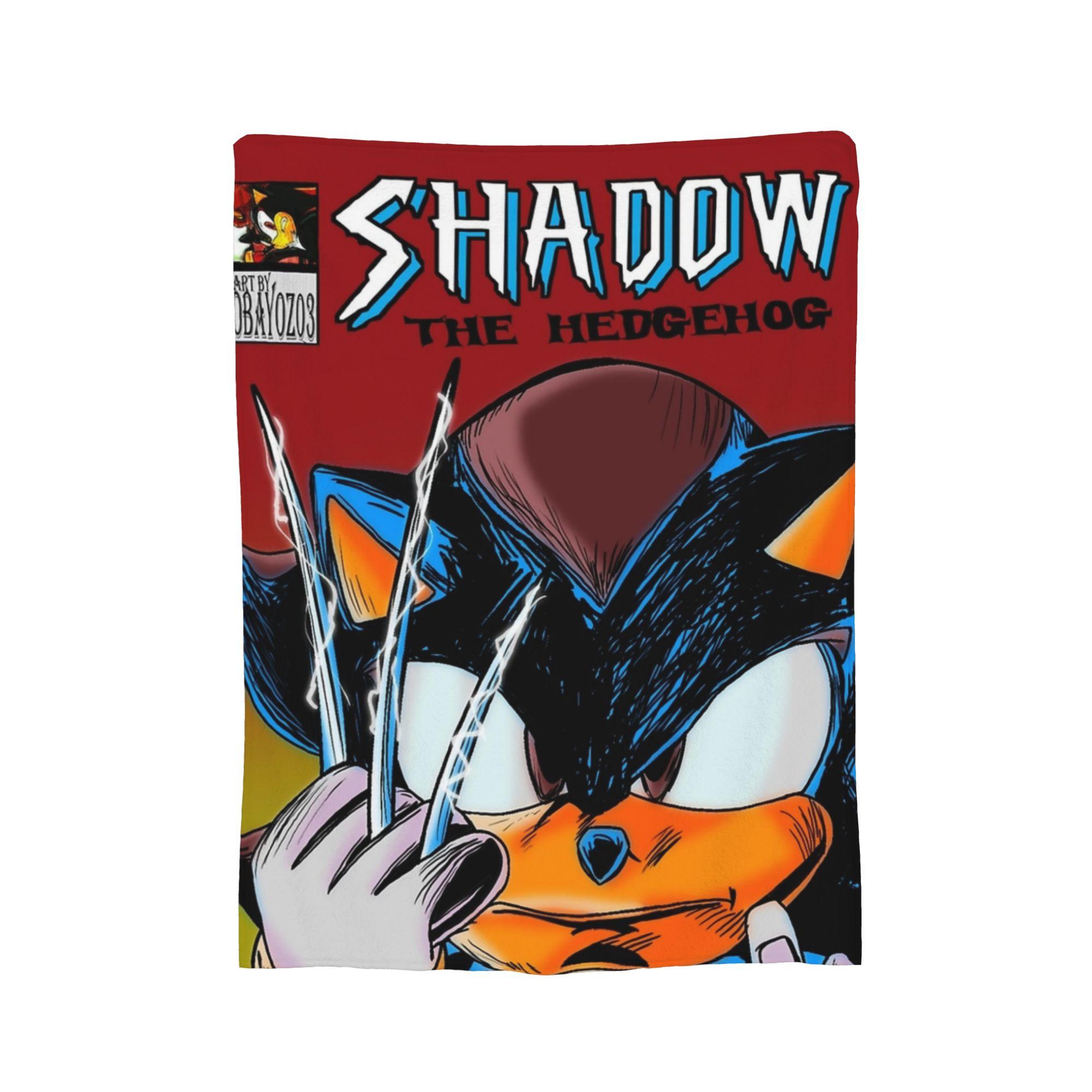 

Shadow The Hedgehog Anime Blankets Fleece Textile Decor Multi-function Super Soft Throw Blankets for Sofa Travel Bedspreads 30x40in