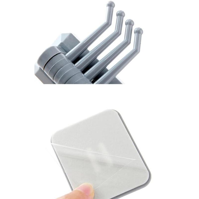 M-Modern-Hook Strength Household Portable Punching-Free Hook Multifunctional Foldable And Rotatable Hook Frame Wall Hook