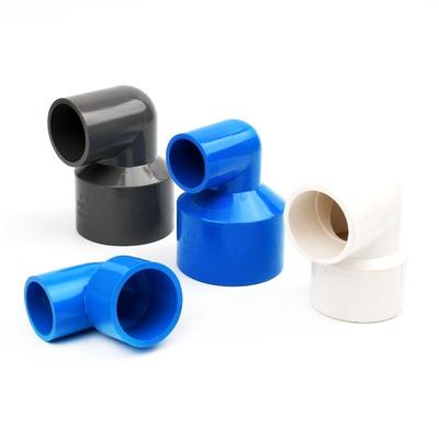מחבר מרפק 90 מעלות PVC מצמצם 20/25/32/40/50 מ"מ אביזר צינור מים להשקיית גינה מתאם ישר לאקווריום מיכל דגים