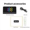Car Windshield Projector Digital Speed Hud Colorful Speedometer Head Up Display Kmh Plug And Play Gps For Truck Vehicles
