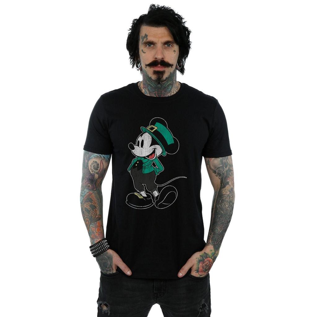 Disney Mens Mickey Mouse St Patrick Costume T-Shirt