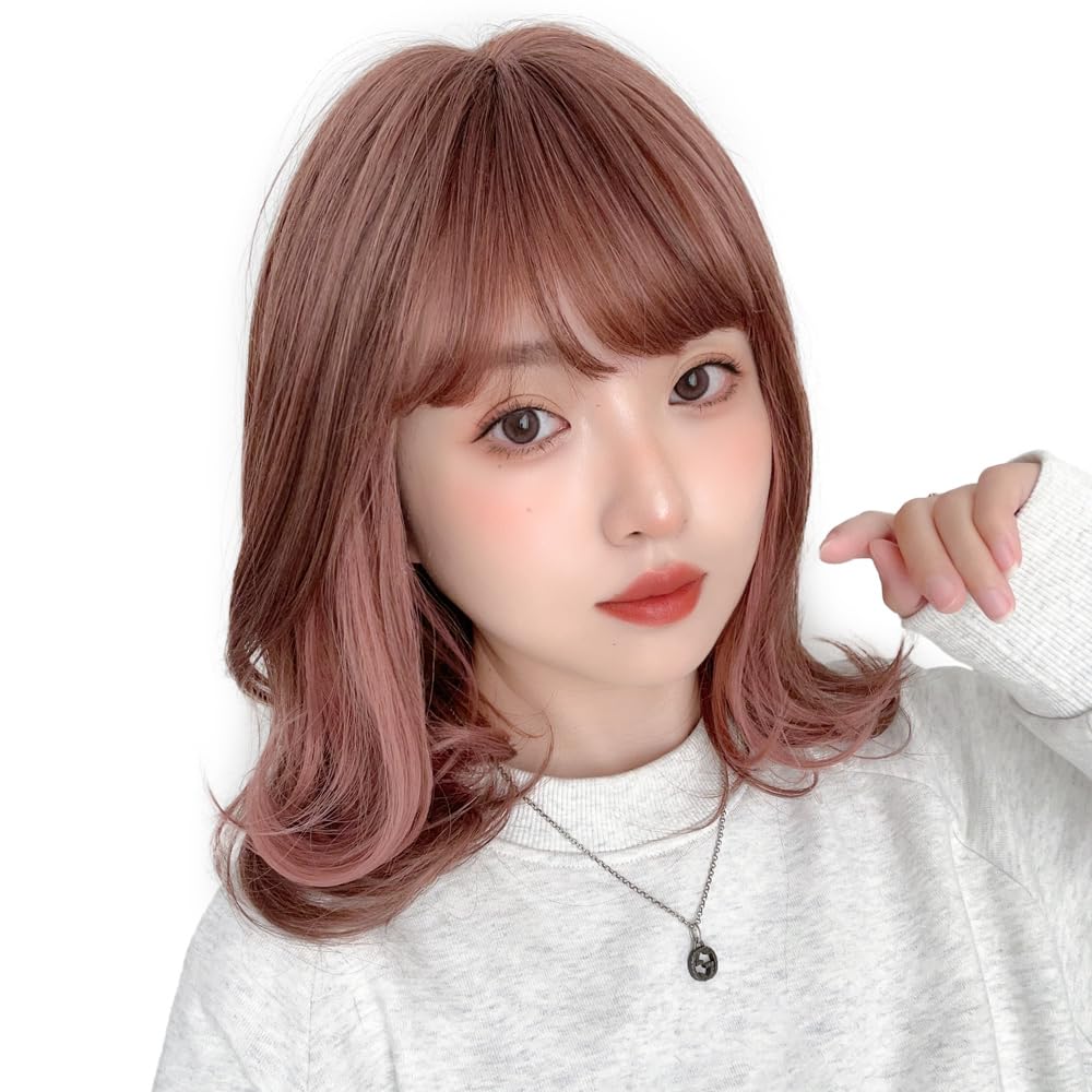 

Wig Medium Full Wig Wig Wig [Brightlara] Semi-Long Women s tf1703-NGE