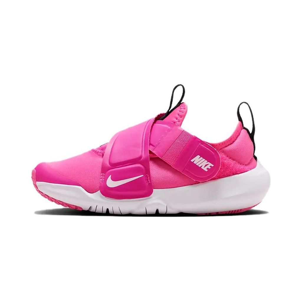 Nike Flex Advance Non-Slip Shock Absorption Low-Top Running Shoes Kids Sneakers Purple White CZ0186-603