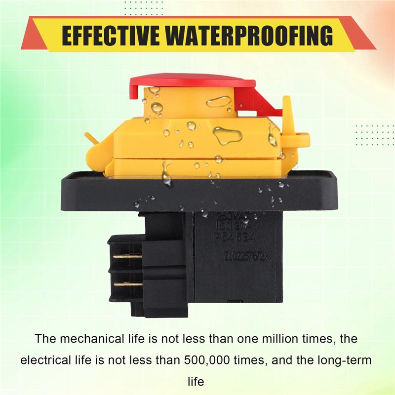 Fresh 3X Electromagnetic Switch Magnetic Button Switch KJD12 16A 250V Power Tool Undervoltage Overload Protection Switch