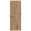 Stackable Bookshelf Artisan Oak 30 X 30 X 80 Cm Engineered Wood