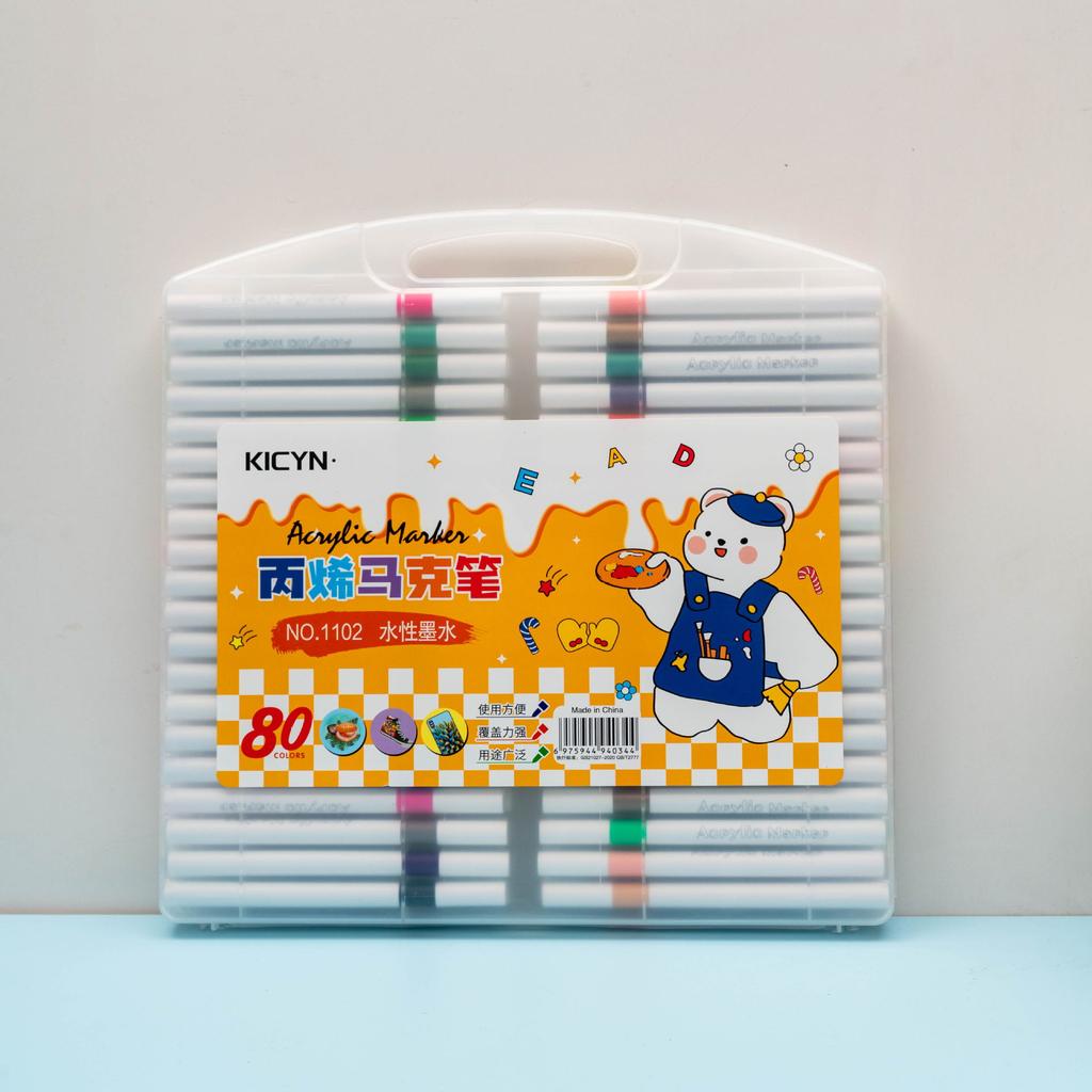 Acrylmarker Farblos Kinder Grundschüler Farbige Stifte Kindergarten Stapelbare Farbe Wasserbasierte Auswaschbare Malstifte