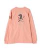 Avirex Long Sleeve Suka Embroidery Size M 090 Pink T-Shirt / Men's (783-4130009)