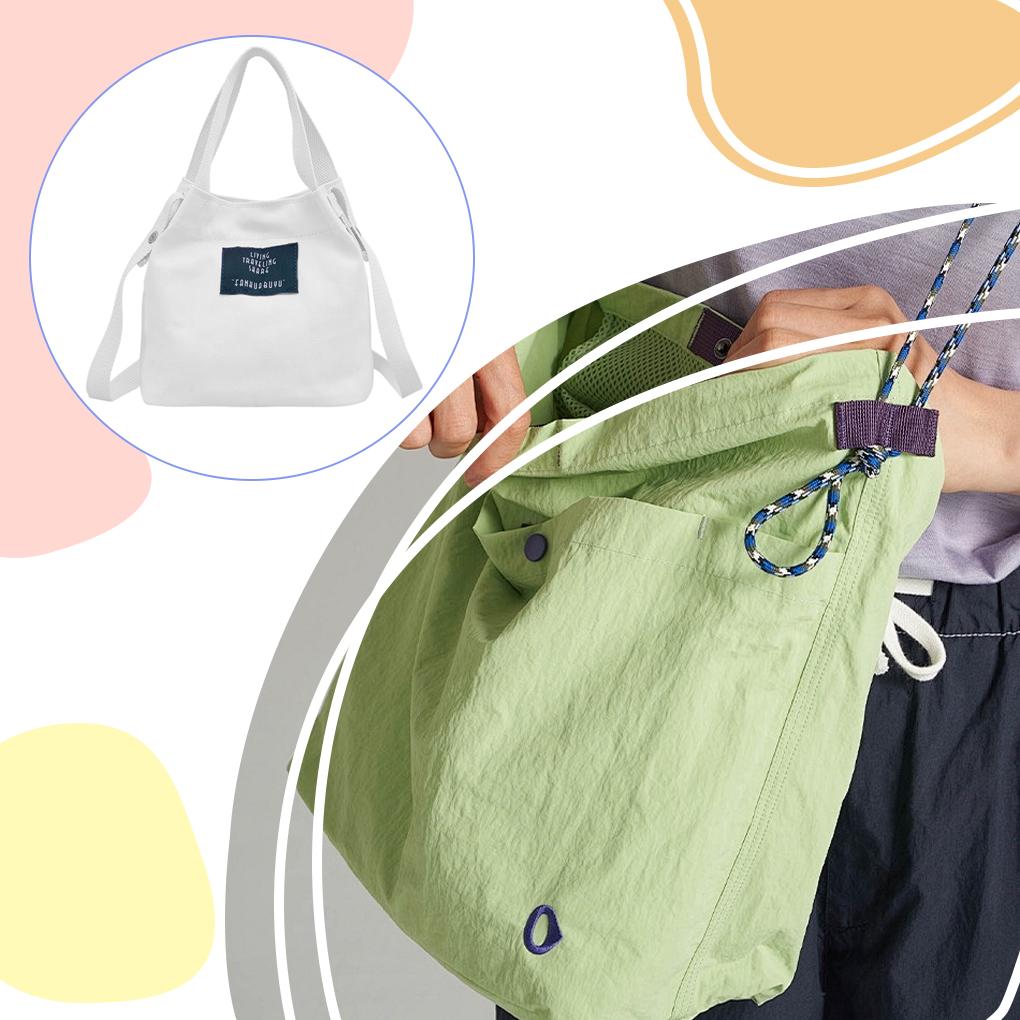 Lady Canvas Handbag Single Shoulder Bag Crossbody Messenger Bag Women Bag Candy Color