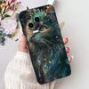 For Infinix Note 12 Pro 4G Case X676B Silicone Cute Cat Fashion Flowers Painted Cover For Inifnix Note 12 Pro Phone Case Bumper