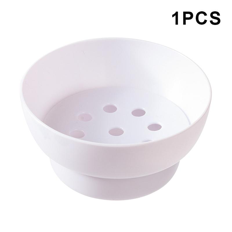 

Creative Hot Pot Drip Oil Bowl Mesh Round Dipping Sauce Bowl 270ml Ceramic Double-layer Filter Soup Bowl Restaurant 1/5pcs