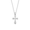 S925 Sterling Silver Cross Pendant Necklace for Women Elegant Minimalist Collarbone Chain