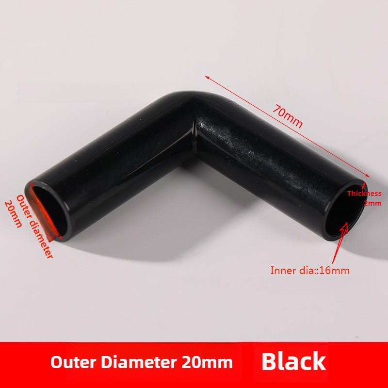1PCS PVCTube Extended Fish Tank Elbow 90 Degree Elbow Connector Aquarium Garden Irrigation Water Pipe Accessories O.D 20/25/32mm