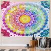 Colorful Mandala Pattern Pattern Wall Hanging Tapestry Decorative Tapestry Home Decor for Bedroom and Living Room