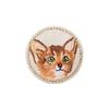 5pcs Iron on Cat Embroidered Patch Clothes Stickers Cute Dog Clothing Patch DIY Cartoon Clothes Appliques Sewing