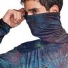 Men's Casual Independence Day Print Hooded Long Sleeve Sun Protection Shirt Lightweight Breathable Outdoor Pullover