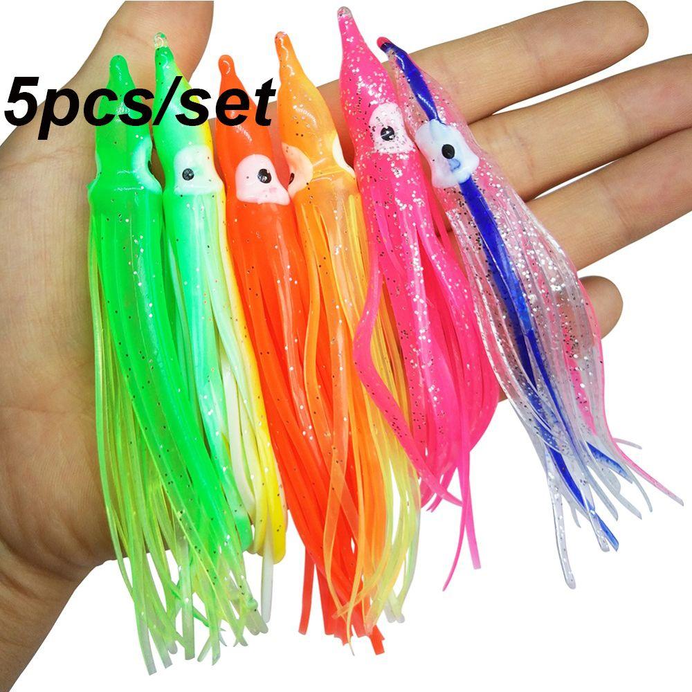 

Случайные портативные искусственные рыболовные снасти, юбка в виде кальмара, приманка, мягкая силиконовая приманка для осьминога с морской водой