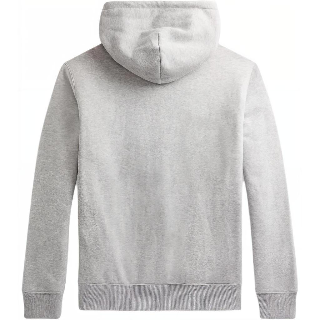 Polo Ralph Lauren Ss22 Hooded Pony Logo Fleece Sweatshirt Unisex Sweatshirt Gray 710868912002