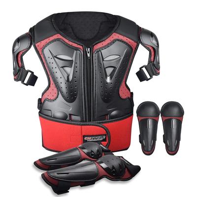 Kids Chest Protector, Dirt Bike Motocross Protective Armor, Youth Riding Biking Vest Jacket, Full Body Back Spine Armor Gear Guard Protection