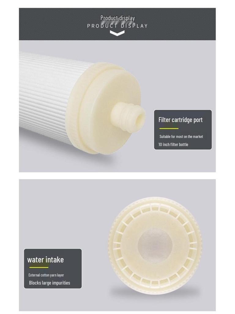 10-inch Ultrafiltration Membrane Water Purifier Insert, 20-inch UF Hollow Fiber Filtration Element
