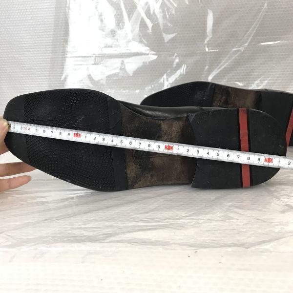 Lloyd Leather Swirl Moc Dress Shoes Black Size 43 9F 27.5cm Made in Germany(USED)