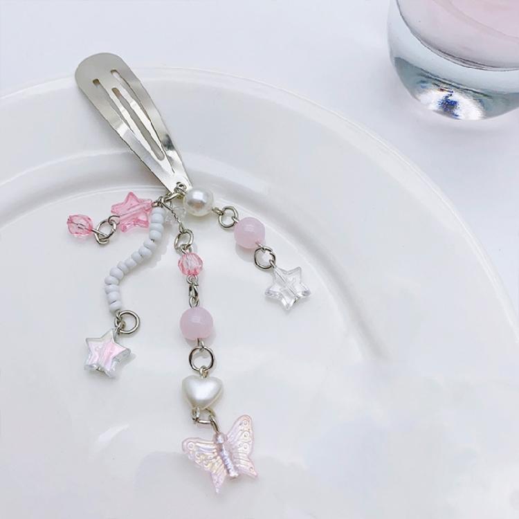 Y2K Stern Schmetterling Mond Quasten Haarspangen Haarspangen Süße Haaraccessoires