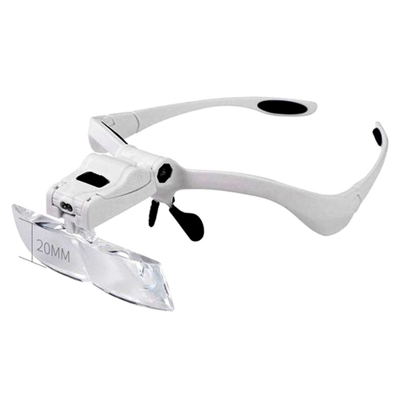 A34R LED Illuminated Headband Glasses Head-Mounted Magnifier Interchangeable Glasses Frames/Headbands