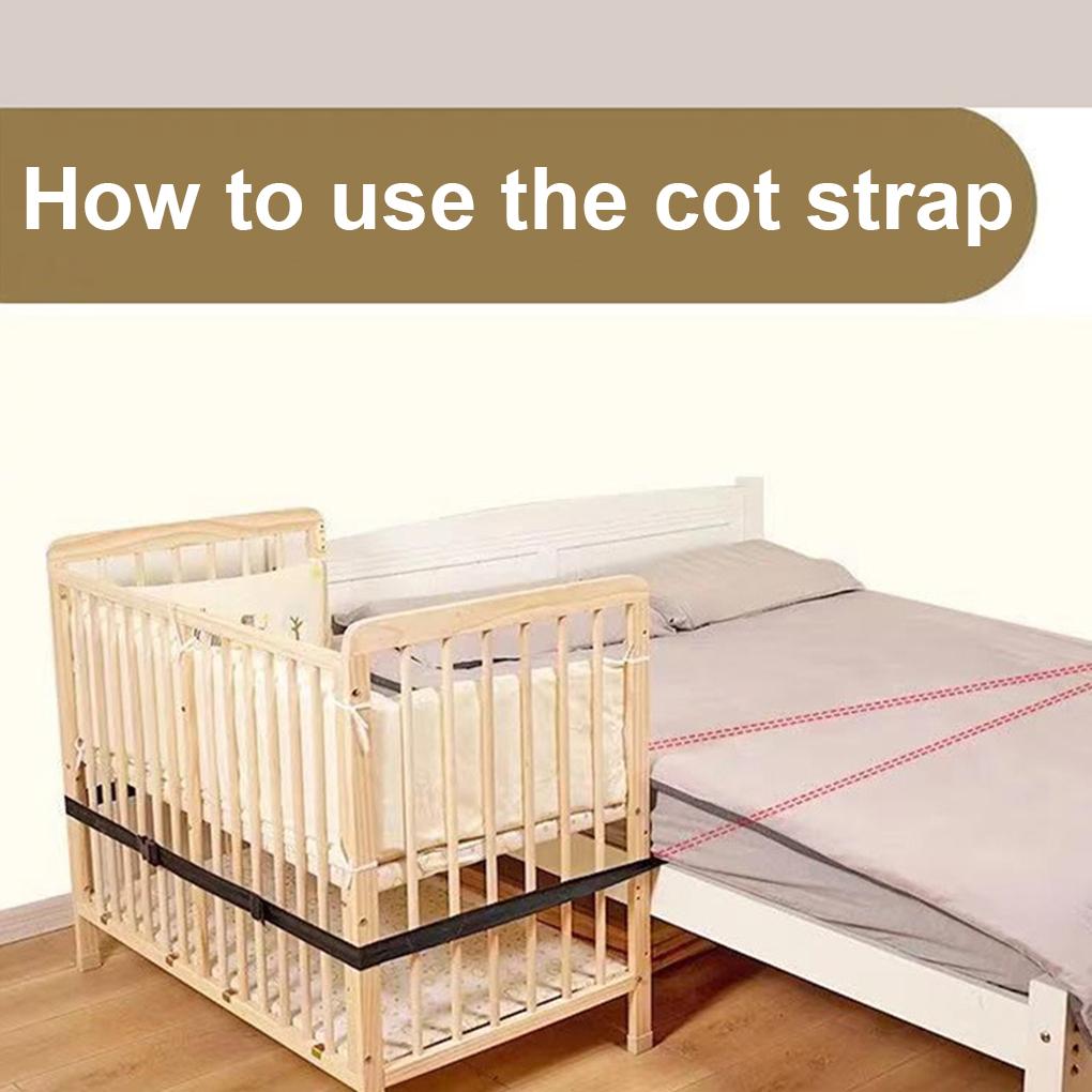 Baby Bed Strap Adjustable Bedroom Baby Room Toddler Beds Attachment Anti-skid Belt Safety Protection Guard Accessories