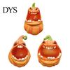 Resin Pumpkin Storage Bowl Big Mouth Box, Halloween Figurine Jewelry Tray, MouthPumpkin Statue Trinket Keys Candy Holder for Home Office Desk