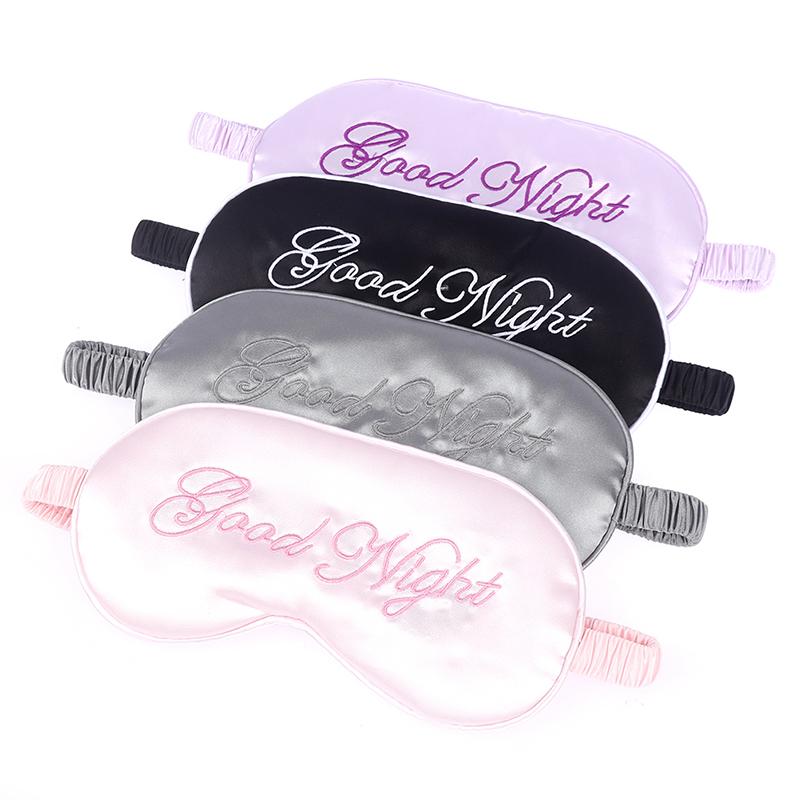 Sleeping Blindfold Eye Masks Blackout Eye Cover Washable Adjustable Eyepatch