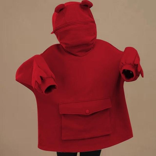 frog hood moletom com capuz