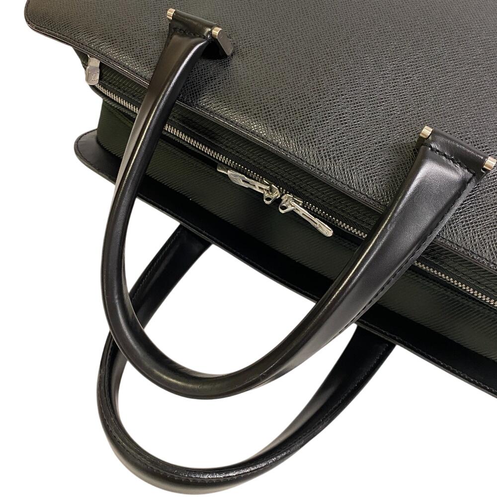 Louis Vuitton M30872 Taiga Taiga Nevsky Business Bag Black Taiga Mens Used