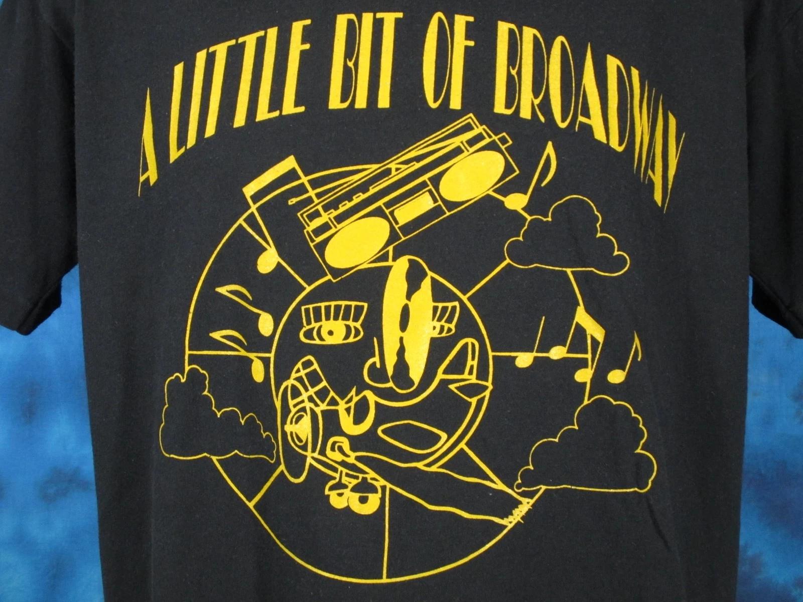 

vintage 90s A LITTLE BIT OF BROADWAY T-Shirt LARGE concert single stitch 2XL