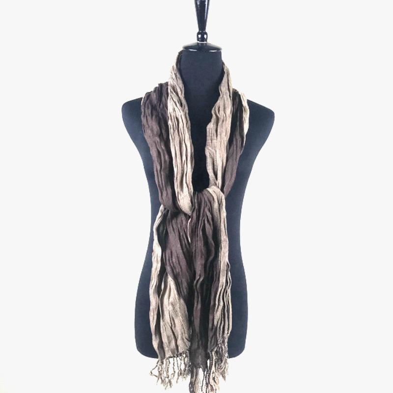 Autumn and winter dual-purpose women's imitation cashmere tassel super long thickened warm color plaid scarf shawl