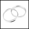 4pcs OD 56.1mm to ID 54.1mm Aluminum Alloy Car Hub Centric Rings Wheel Bore Center Spacer Durable Material