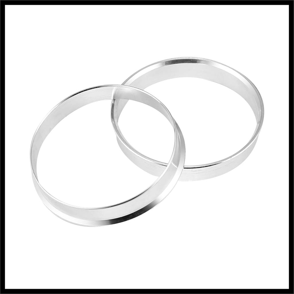 4pcs OD 56.1mm to ID 54.1mm Aluminum Alloy Car Hub Centric Rings Wheel Bore Center Spacer Durable Material