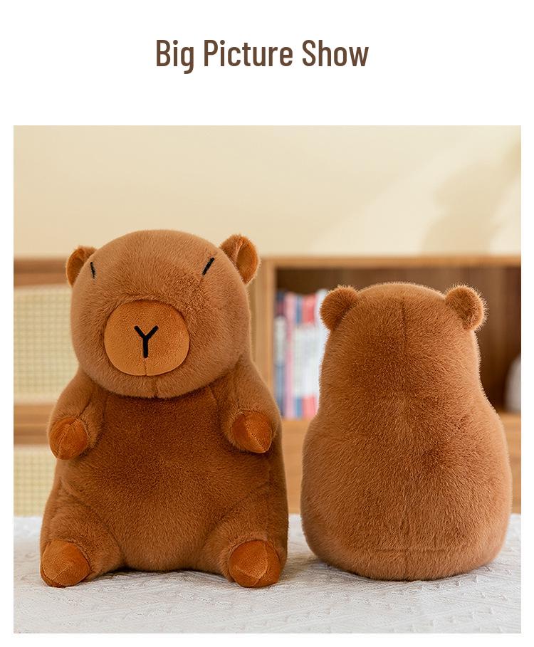 Trendy Capybara Plush Toy - Adorably Quirky Design