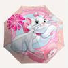 1pc Artemis Cat Automatic Opening Umbrella - Portable Tri-Fold Design, 8-Rib Iron Frame Outdoor Umbrella, Ideal Gift for Fans, Travelers, Da