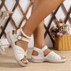 Fashion Wedge Sandals for Women Shoes Summer Open Toe Buckle Strap Beach Shoes for Women Sports Sandals Hollow Big Size 43 Women Sandals