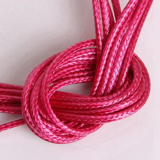 2mm Korean Waxed Cord Faux Leather Necklace Rope for DIY Jewelry Making & Bracelets.